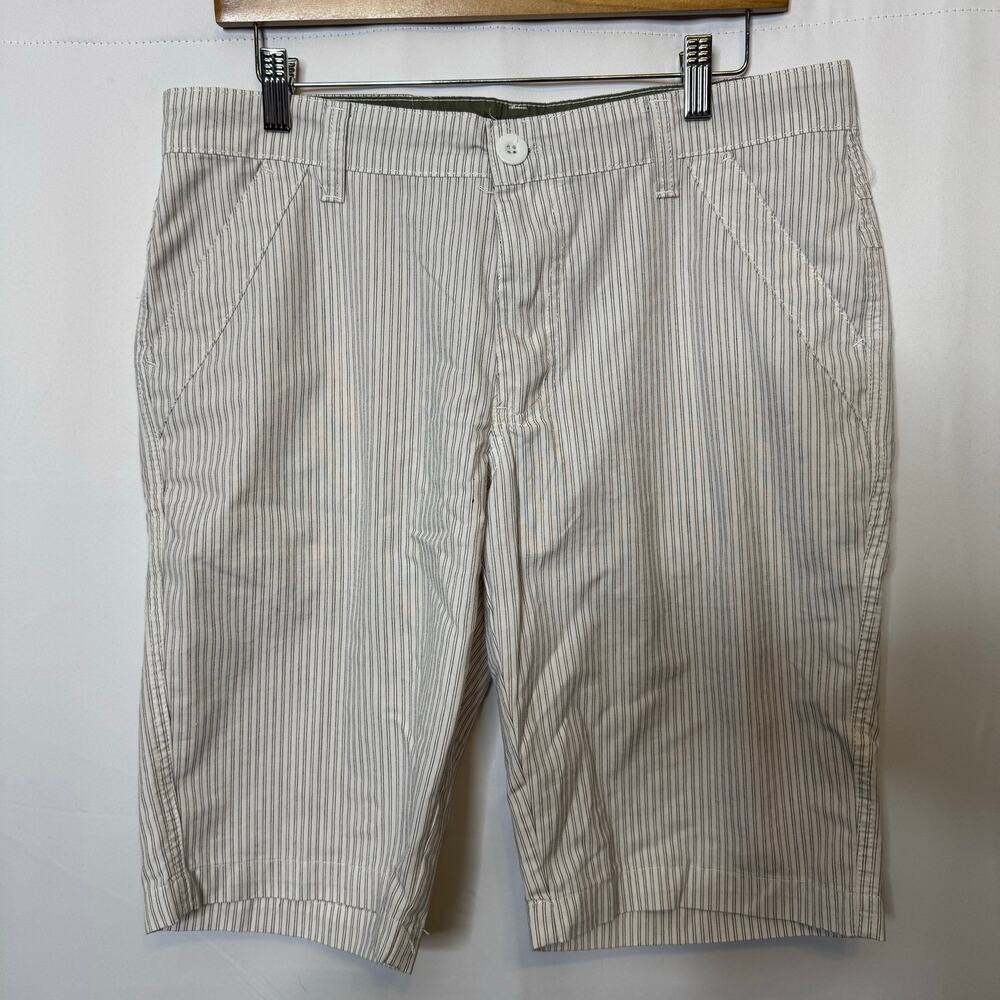 Zoo York Men’s Gray Pinstripe Cargo Shorts 35x10 Skate Streetwear